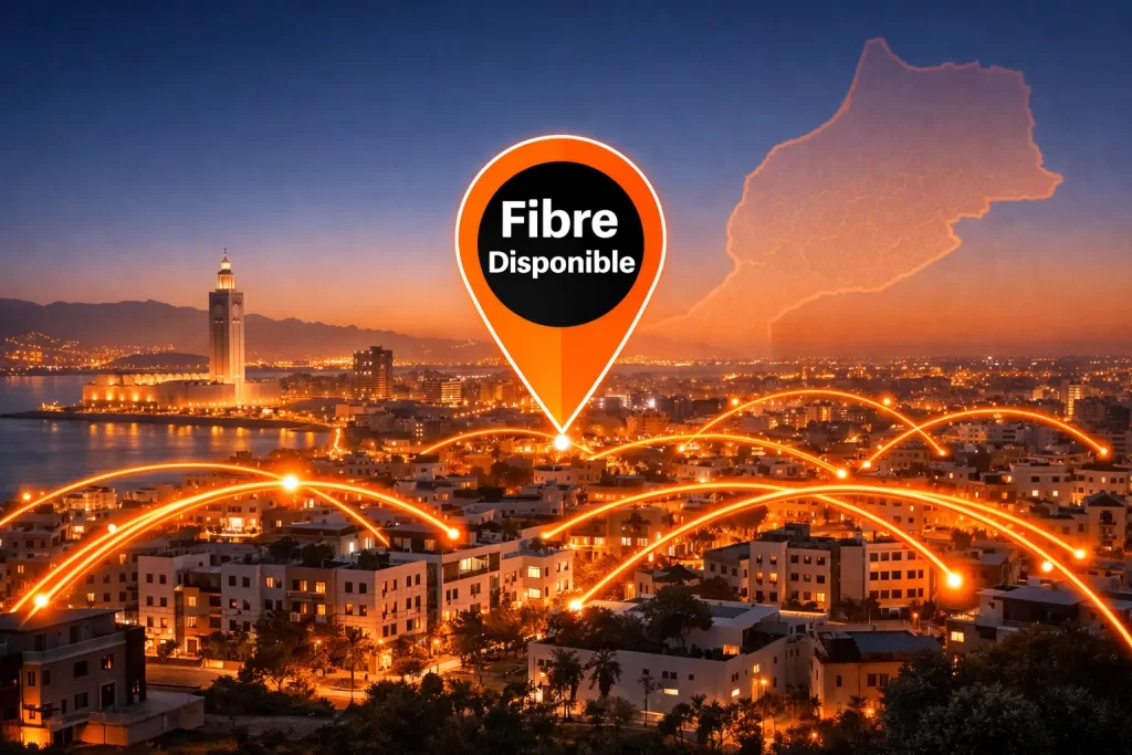 Comment vérifier l’éligibilité fibre optique dans votre quartier au Maroc en 2026