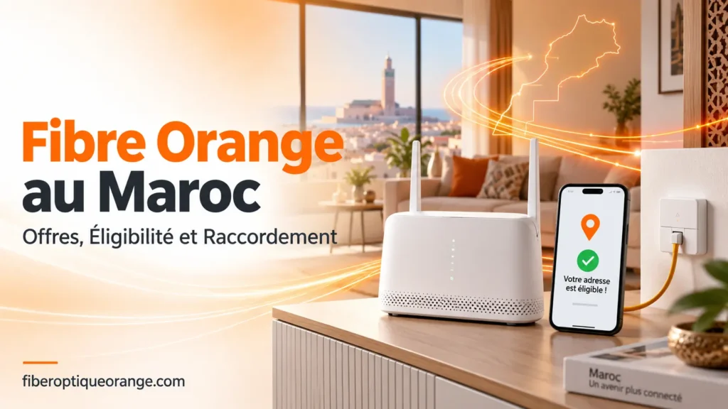 Fibre Orange au Maroc : offres, éligibilité et raccordement